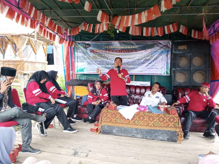 Pemkab Sarolangun Latih Kelompok Wisata di Kecamatan Batang Asai