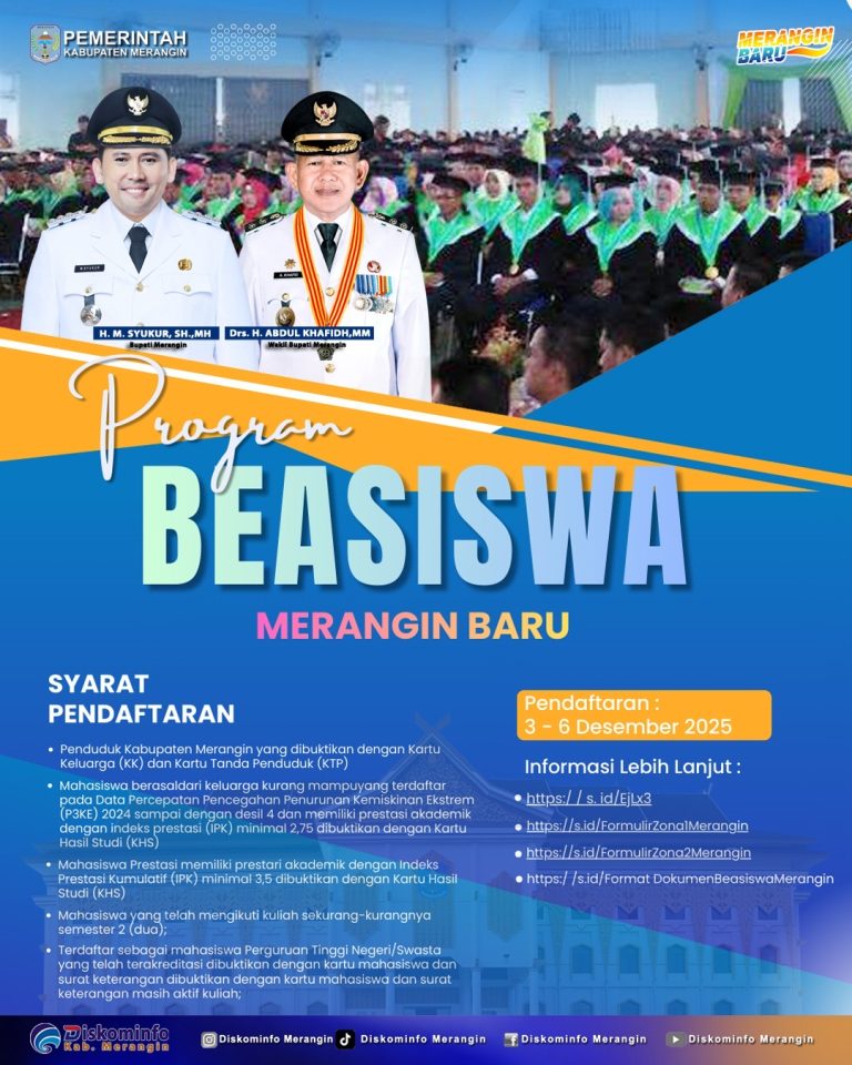 Program Beasiswa Merangin Baru Diapresiasi Mahasiswa