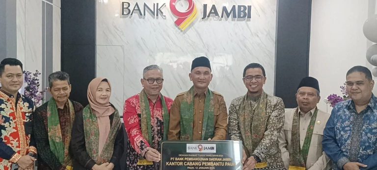 Waka l DPRD Sarolangun Saksikan Peresmian KCP Bank 9 Jambi di Pauh
