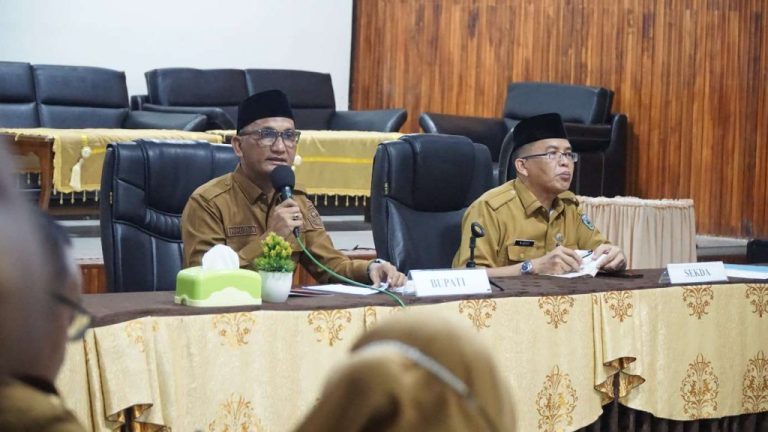 Ditengah Forum Gabungan Perangkat Daerah, Bupati Sarolangun Minta OPD Lakukan Evaluasi